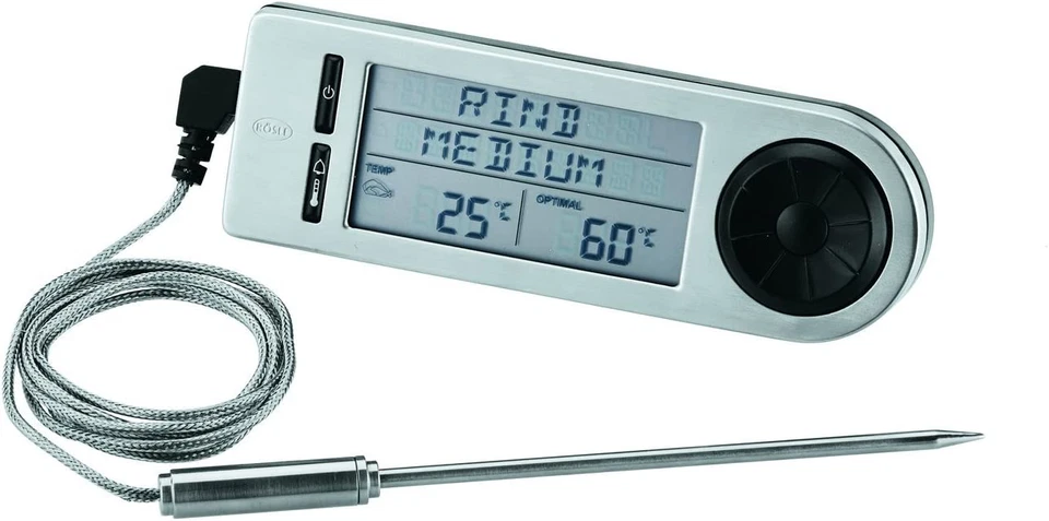 RÖSLE digital Bratenthermometer mit Zwei Sensoren (16283)