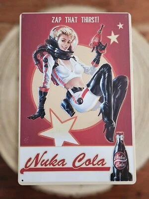 🍀 Blechschild Metallschild Gaming Series Fallout Nuka Cola Tin Sign  - Bild 1 von 2