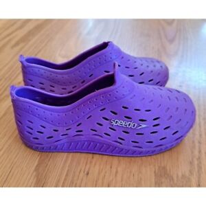Girls toddler size 5/6 purple speedo shoes