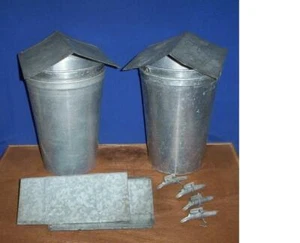 4 MAPLE SYRUP Aluminum Sap Buckets + 4 Lids COVERS + 4 TAPS Spiles Spouts - Picture 1 of 1