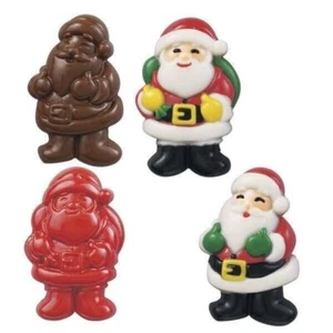 Wilton Candy Mold Santa Christmas Holiday 2 designs 4 cavities - Picture 1 of 1