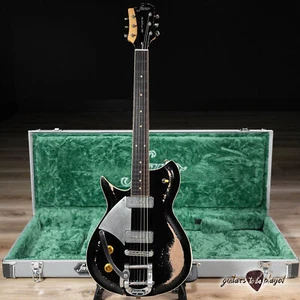 Fano RB6 Alt de Facto Left-Handed P-90 Guitar w/ Bigsby & Case – Bull Black - Picture 1 of 10