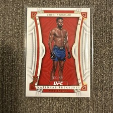 2023 PANINI CHRONICLES UFC CHIDI NJOKUANI RC/99 NATIONAL TREASURES ROOKIE #445