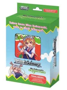 Blanco Negro SEALED Miss Kobayashi's Dragon Maid Trial Deck+ (Plus)!! - Imagen 1 de 1