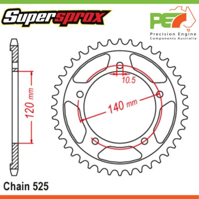 Nuevo * Supersprox * Piñón trasero para SUZUKI DL650 V-STROM ABS 650cc Foto 1 de 4