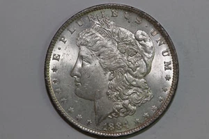 1884-O Morgan 90% Silver Dollar Super Slider Grades About Uncirculated (MDX4145) - Picture 1 of 4