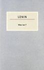 Wladimir I Leni Was Tun?: Brennende Fragen Unserer Bewegung (Kleine  (Paperback)