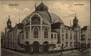 DÜSSELDORF Postkarte ~1910 Apollo-Theater alte Ansichtskarte Vintage Postcard - Picture 1 of 2