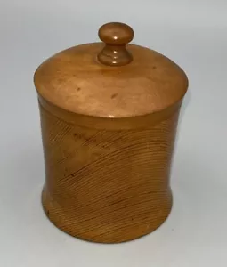 Caja Cubierta Redonda Madera Vintage Estuche Pino 7cm Ancho 10cm Alto Agujero en el medio - Imagen 1 de 12