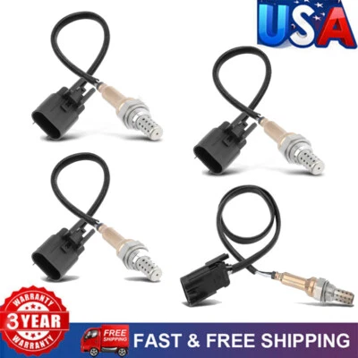 Sensor de oxígeno 4 piezas aguas arriba+aguas abajo para Hyundai Genesis 2010 2011 2012 cupé 3,8 L Foto 1 de 4