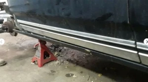 1983-1987 Mercury Grand Marquis Driver Left Front Door Chrome Trim Molding - Picture 1 of 5