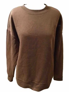 Ladies PRIMARK Rust Brown Round Neck Sweatshirt U.K. Medium 12-14 - Picture 1 of 5
