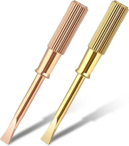 2pcs Bracelet Screwdriver Titanium Steel Mini Screw Driver Gold + Rose - Picture 1 of 7