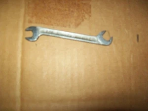 Vintage Bonney E22 9/32 X 5/16 Double Open End Ignition Wrench USA - Foto 1 di 2