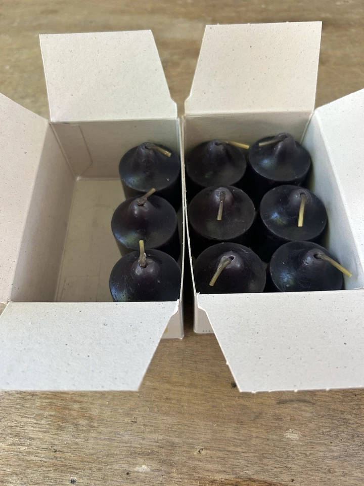 9 Partylite Black Cherry Votives -- RETIRED - Photo 1/3