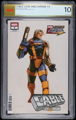 Cable Love & Chrome 4 PSA 10 GEM MINT Bengus Marvel vs Capcom Variant Cover CGC - Image 1 of 2