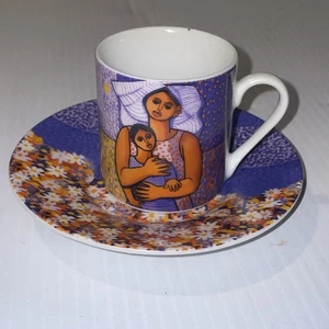 Rare Arte De Cafe BIDO Cup & Saucer Set Limited Ed ~ MINT~ - Picture 1 of 10