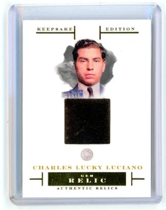 2023 Keepsake Edition Warriors and Conquerors CHARLES LUCKY LUCIANO Gem Relic - Bild 1 von 2