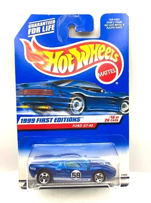 1999 First Edition #16 of 26 Ford GT-40 #21068 Hot Wheels - Image 1 of 2