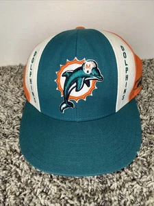 Reebok NFL On Field Men's Fitted Hat Size 7 1/4 Embroidered Miami Dolphins *New* - Picture 1 of 7
