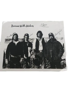 RARE Kevin Costner Hard Signed Autograph Photo Dances With Wolves Paper Print - Picture 1 of 2