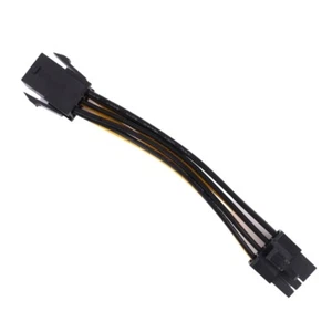 CPU PCIe 6Pin Female to 8Pin Male Converter PCIExpress Graphics Card Cable - Afbeelding 1 van 8