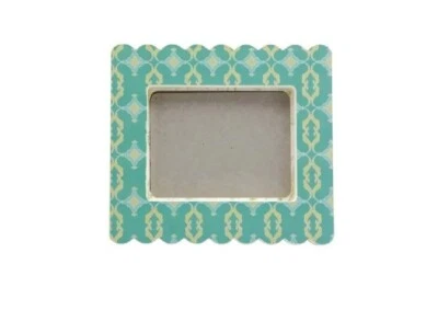 Marco de fotos para bebé Cid Pear, enrejado Aqua Foto 1 de 2