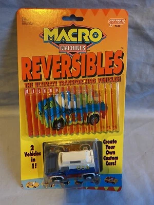 Micro Máquinas, Galoob, Macro Máquinas, Reversibles, Furgoneta/Recogida Personalizada, Nuevo en Caja Foto 1 de 4