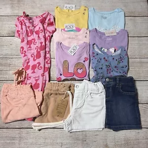Toddler Girl 4T Lot Of Spring/Summer Clothes. NWT! 11 Pieces Of Colorful Clothes - Picture 1 of 23