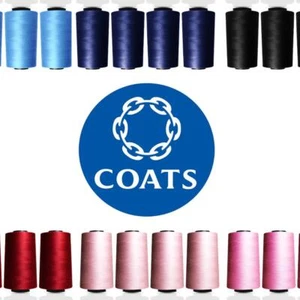 Coats Moon Sewing Thread - 5000yd Cones, 100% Polyester, Various Colors - Picture 1 of 18