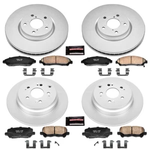 PowerStop CRK5369 Front Rear Disc Brake Kit Rotors for 2007-13 MDX / 09-11 Pilot - Picture 1 of 1