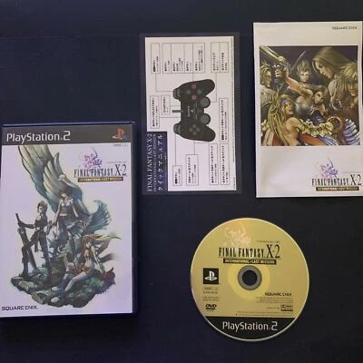 Final Fantasy X-2 International + Last Mission - PS2 NTSC-J Japan Game w Manual - Image 1 of 4