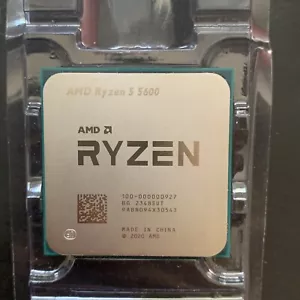 (New) AMD Ryzen 5 5600 Vermeer Zen3 6-Core 12-Thread AM4 CPU Processor OEM Tray - Picture 1 of 2