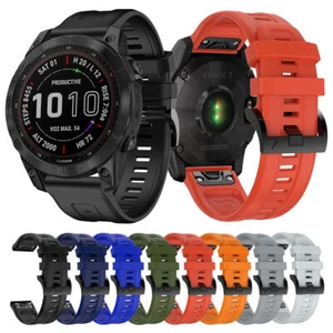 Correa de reloj de liberación rápida para Garmin Fenix 5x 3/3 HR 6x/6x zafiro profesional - 26 mm - Imagen 1 de 17