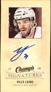 2009-10 (RED WINGS) Upper Deck Champ's Signatures #CSVL Ville Leino AUTO