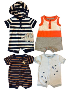 Baby Junge Neugeborenes Strampler Sommer Outfits Shorts Kleidung Paket 1 Stück Overall Käfer - Bild 1 von 12