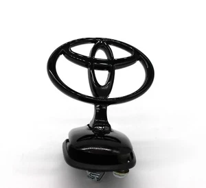 para Toyota Land Cruiser FZJ80 capó emblema insignia adorno negro - Imagen 1 de 4