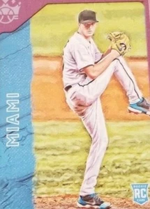 2021 Panini Diamond Kings TREVOR ROGERS Miami Marlins ROOKIE RC Card 140 - Picture 1 of 3
