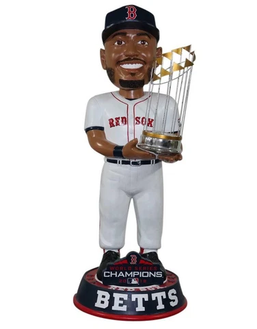 Mookie Betts Boston Red Sox 2018 World Series Champions 3 Foot Bobblehead MLB Cover