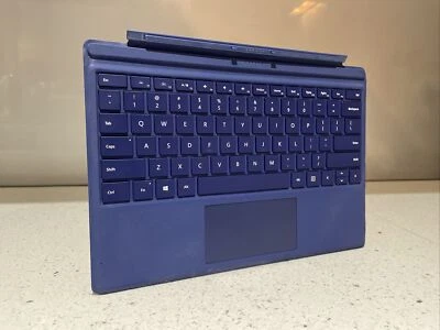 Genuine Microsoft Surface Pro 3-4-5-6-7 Magnetic Keyboard, With Backlit, Navy - Image 1 of 4