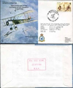 B5a 70th Anniv of the Formation of LXX Squadron Standard Cover (A) - Bild 1 von 1