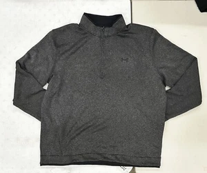 Under Armour Maglione Golf 1/2 Zip Pile Uomo 2XL Nero 1359971 - Foto 1 di 3