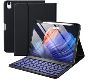Harvopu Backlit Detachable Keyboard Case for iPad Air 11" Air 5/4 Pencil Holder - Picture 1 of 8