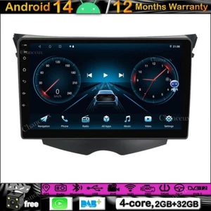 9"Android 14 Autoradio Carplay BT DAB GPS Navigation For Hyundai Veloster 11-17 - Bild 1 von 12