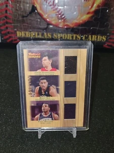 2007 Trademark Moves Triple Relics /199Jorge Garbajosa Rudy Gay Paul Millsap - Picture 1 of 2