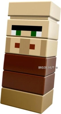 LEGO MINECRAFT - MICROMOB VILLAGER / TALL +GIFT - BESTPRICE - 21102 - 2012 - NEW - Image 1 of 2