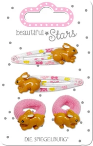 Spiegelburg Hair Clip And Bands Rabbit Beautiful Stars Accessories 14900 - Picture 1 of 3