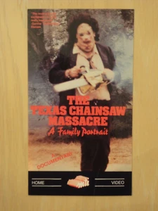 The Texas Chainsaw Massacre A Family Portrait Documentary Post Card 1988 - Picture 1 of 2