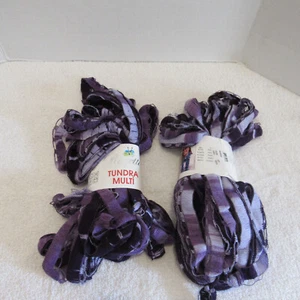 Rozetti Tundra Multi Yarn (Amethyst) Lot of 2 - Picture 1 of 2