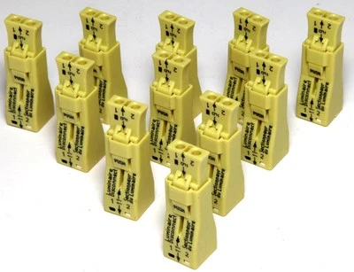 10X WAGO Lumi-Nuts 873-902 2 Pole Luminaire Disconnect Connector UL Listed PA66  - Image 1 of 4